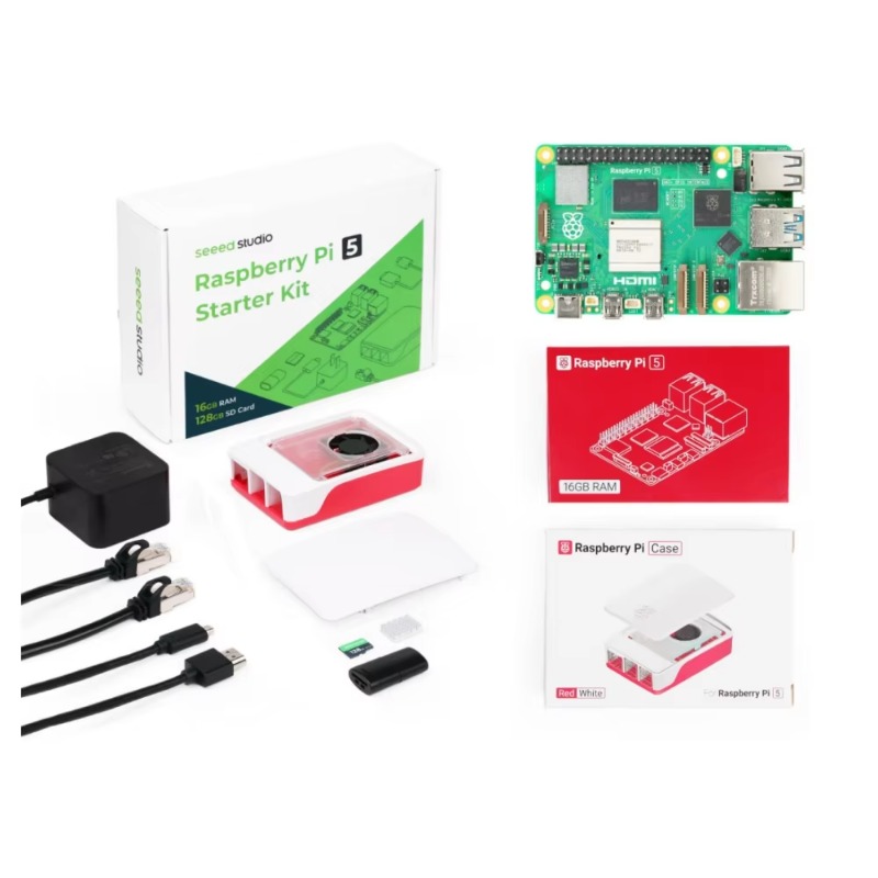 Raspberry Pi 5 8Gb Kit - 5 مجموعة البداية - ذاكرة وصول