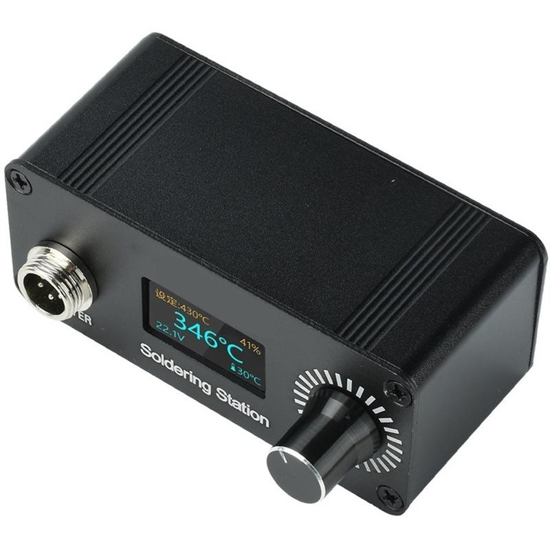 【A56X】محطة لحام رقمية محمولة ص - مراجعة Soldering Station T12 Oled وسعره